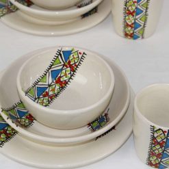 24 piece Dinner Set Stoneware Ceramics Handmade Margoum 5 24 piece Dinner Set Stoneware Ceramics Handmade Margoum 5