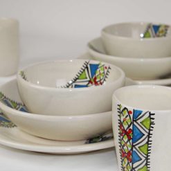 24 piece Dinner Set Stoneware Ceramics Handmade Margoum 4 24 piece Dinner Set Stoneware Ceramics Handmade Margoum 4