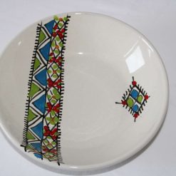 6 piece Soup Plate set Stoneware Ceramics Handmade Margoum 1