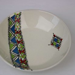 6 piece Soup Plate set Stoneware Ceramics Handmade Margoum