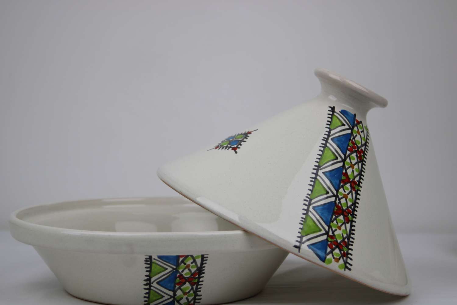2 piece Dinner set Stoneware Ceramics Handmade Margoum 2 piece Dinner set Stoneware Ceramics Handmade Margoum