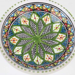 24 piece Dinner Set Stoneware Ceramics Handmade Lwiza Green 1
