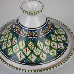 35-Piece Handmade Ceramic Kitchen Set – Liweza Green Theme