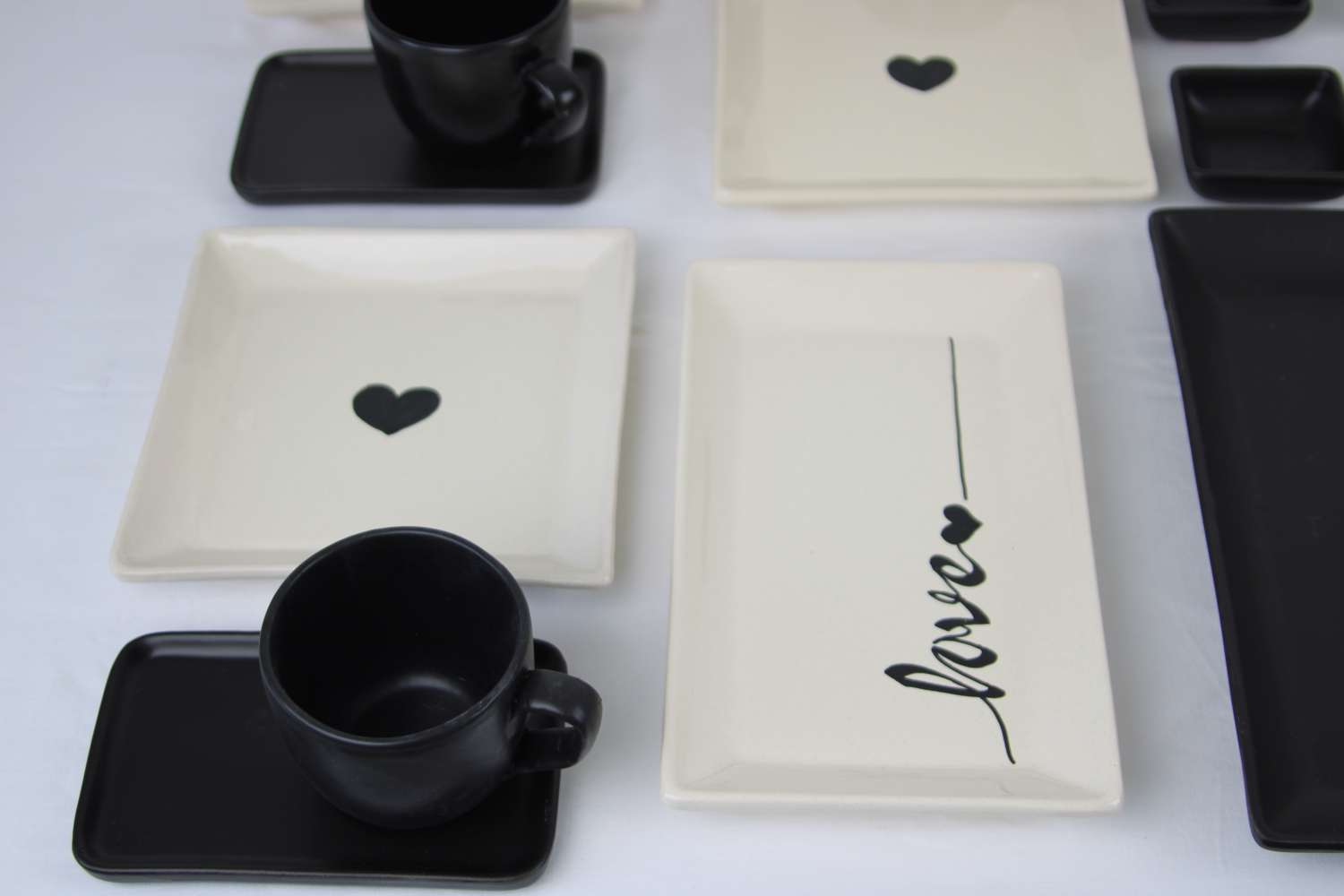 27 piece Dinner Set Stoneware Ceramics Handmade Love 27 piece Dinner Set Stoneware Ceramics Handmade Love