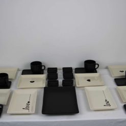 27 piece Dinner Set Stoneware Ceramics Handmade Love 3 27 piece Dinner Set Stoneware Ceramics Handmade Love 3