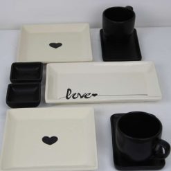 27 piece Dinner Set Stoneware Ceramics Handmade Love 11 27 piece Dinner Set Stoneware Ceramics Handmade Love 11