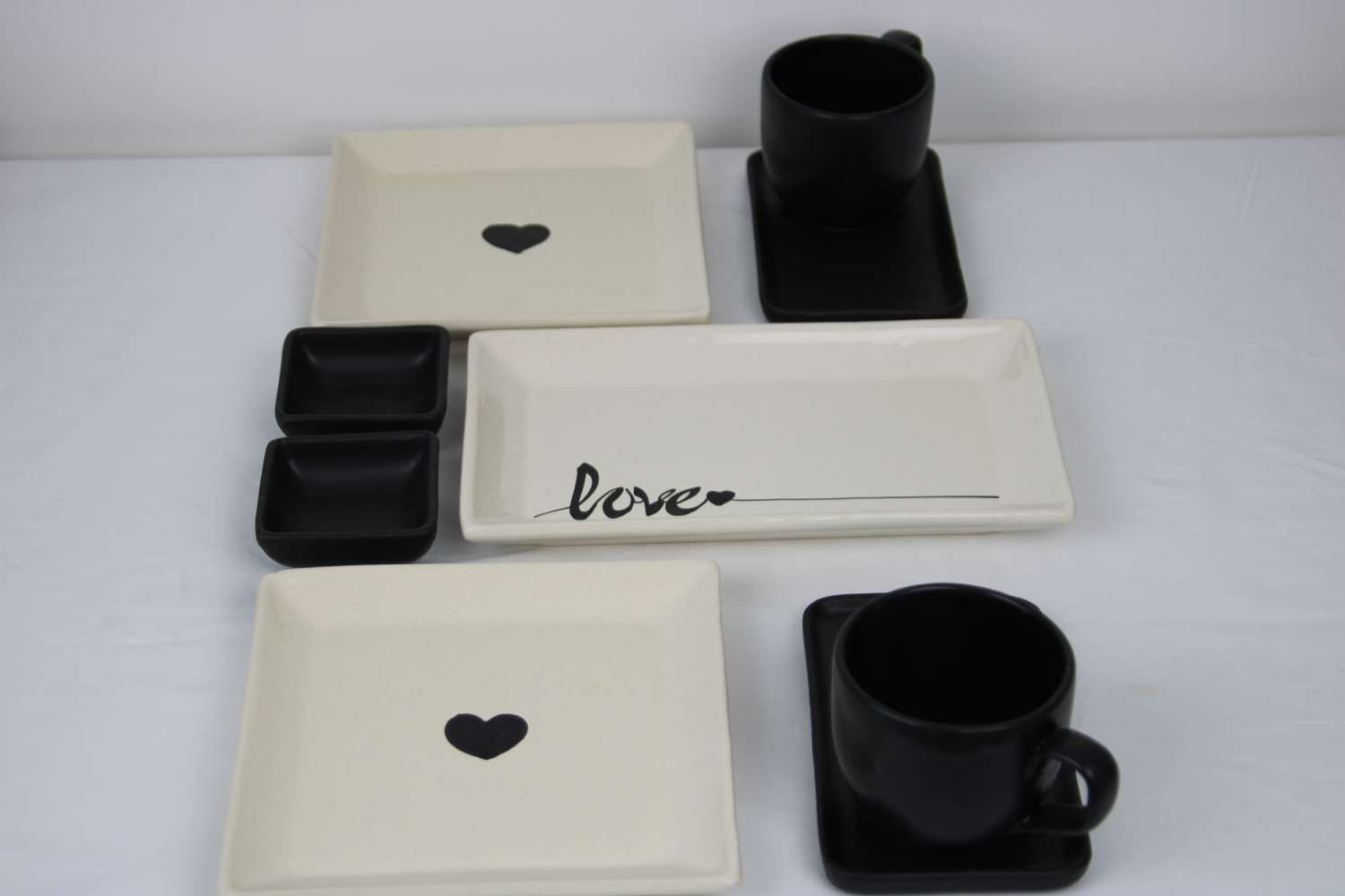 27 piece Dinner Set Stoneware Ceramics Handmade Love 27 piece Dinner Set Stoneware Ceramics Handmade Love