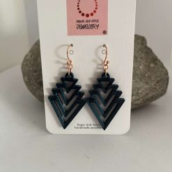 Diamond Shaped Geometric Earrings 1