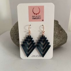 Diamond Shaped Geometric Earrings 2