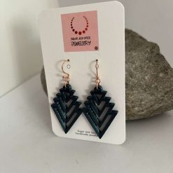 Diamond Shaped Geometric Earrings 3