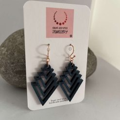 Diamond Shaped Geometric Earrings 4