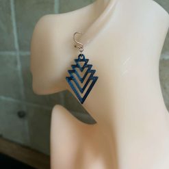 Diamond Shaped Geometric Earrings 7
