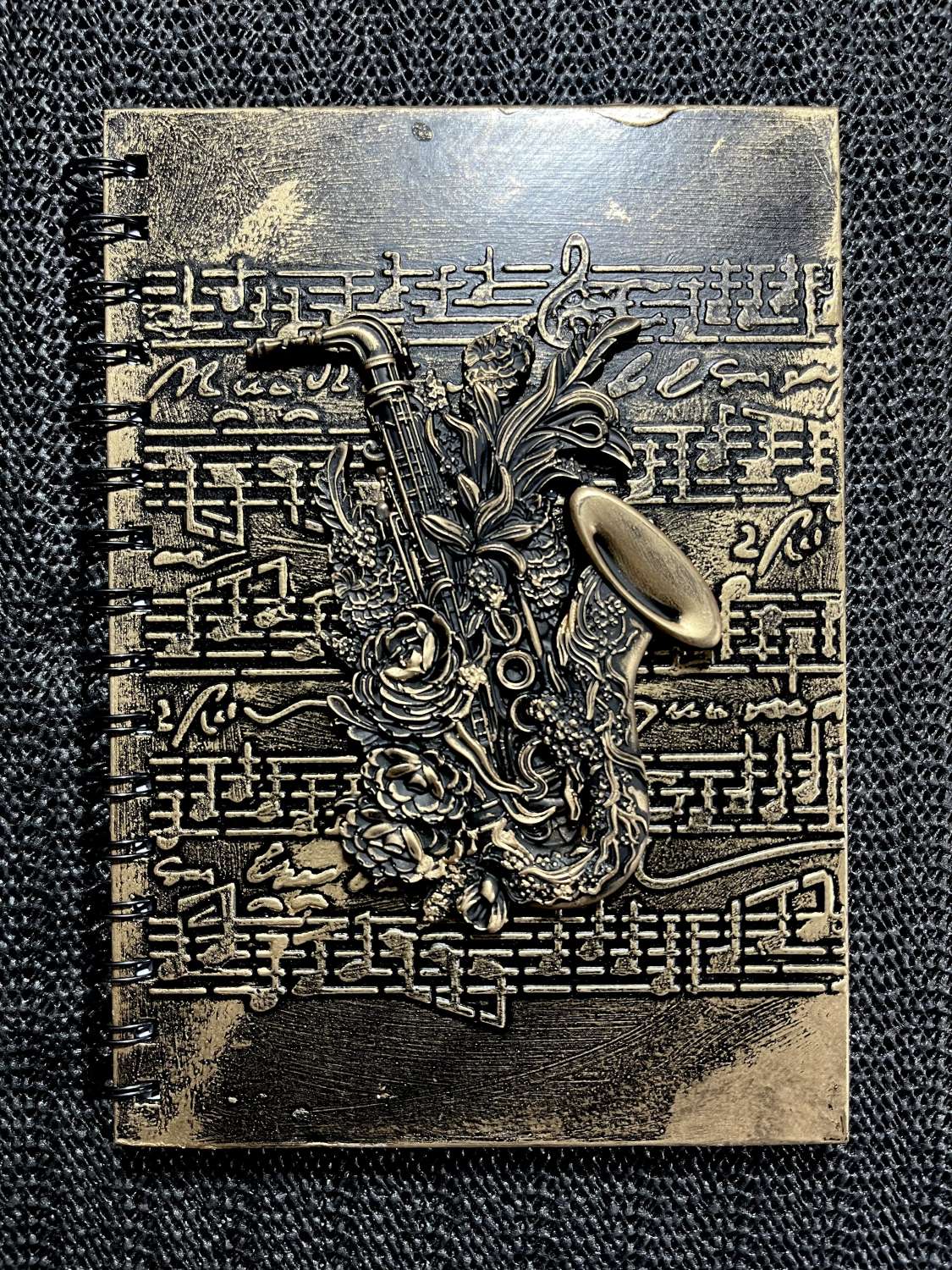 Handmade Music Hardback Notebook (04) Handmade Music Hardback Notebook (04)
