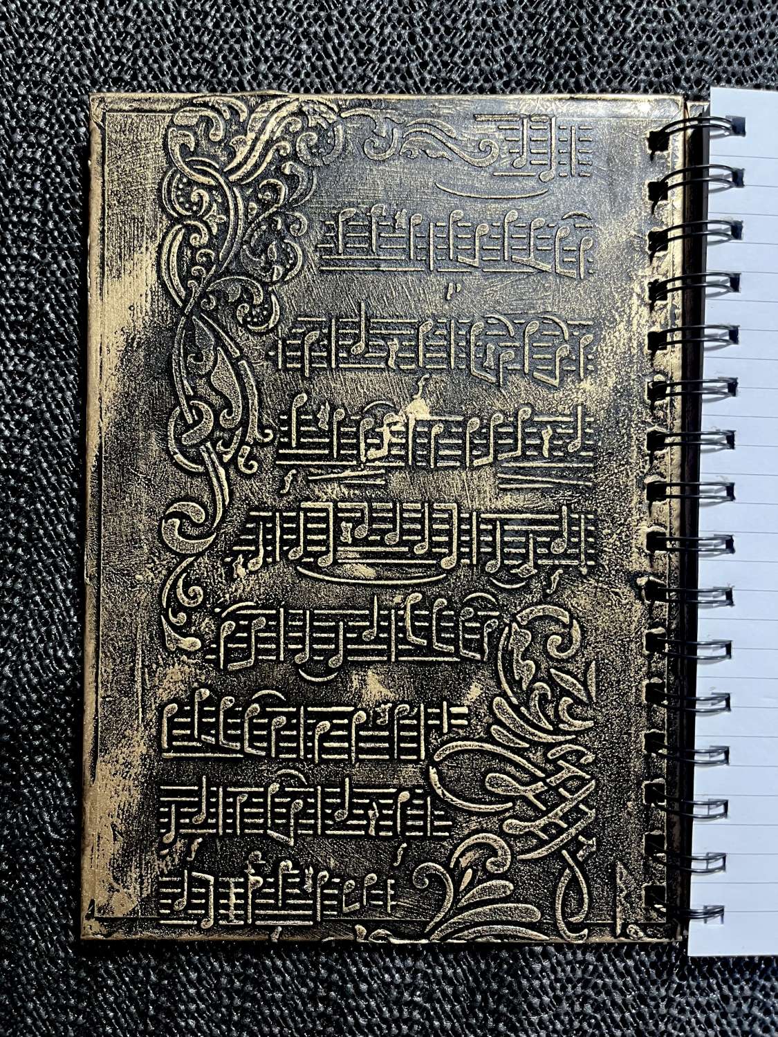 Handmade Music Hardback Notebook (04) Handmade Music Hardback Notebook (04)