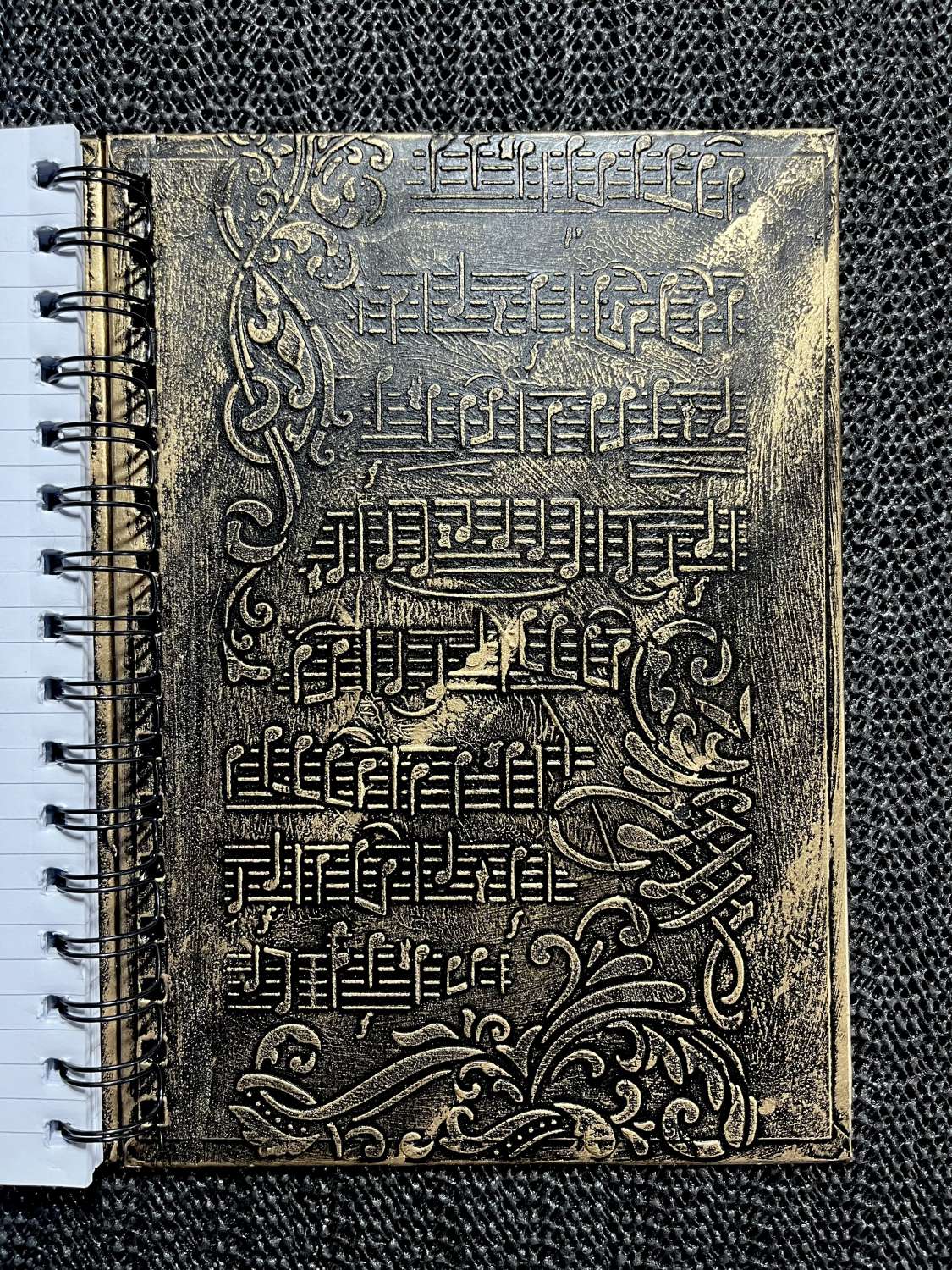 Handmade Music Hardback Notebook (04) Handmade Music Hardback Notebook (04)