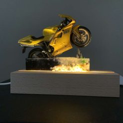 Custom made motorbike lamp