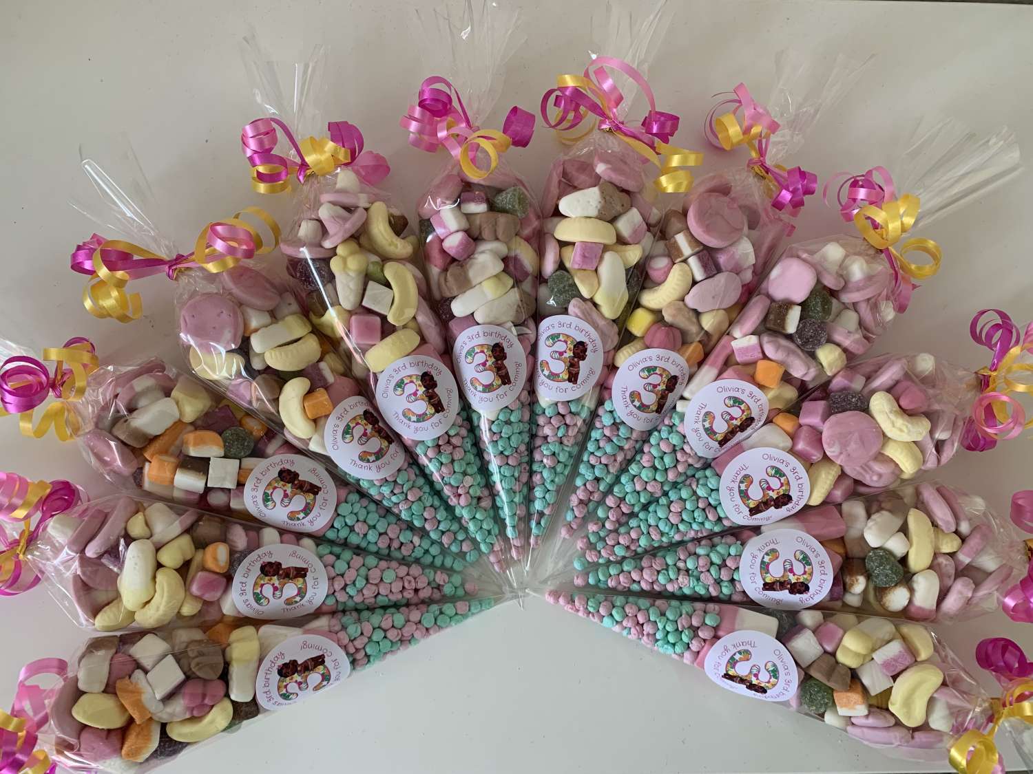 Themed party cones Themed party cones
