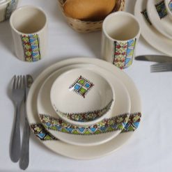 24 piece Dinner Set Stoneware Ceramics Handmade Margoum 14 24 piece Dinner Set Stoneware Ceramics Handmade Margoum 14