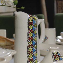 7 piece of cups and jug set Stoneware Ceramics Handmade Margoum 1