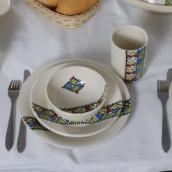 24 piece Dinner Set Stoneware Ceramics Handmade Margoum 10 24 piece Dinner Set Stoneware Ceramics Handmade Margoum 10