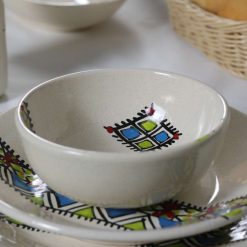 24 piece Dinner Set Stoneware Ceramics Handmade Margoum 8 24 piece Dinner Set Stoneware Ceramics Handmade Margoum 8