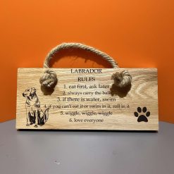 Oak Wall Plaque 1