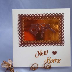 Copper New Home House & Key Card