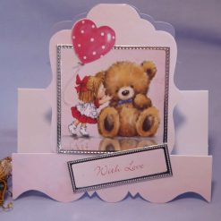 Bear & Balloon, Stepper With Love Card