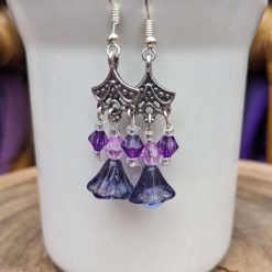 Flower Necklace/headpiece - purple 2 Flower Necklace/headpiece - purple 2
