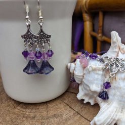 Flower Necklace/headpiece - purple 1 Flower Necklace/headpiece - purple 1