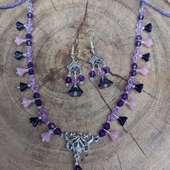 Flower Necklace/headpiece - purple 3 Flower Necklace/headpiece - purple 3