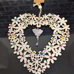 Crystal hanging Heart decoration