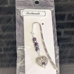 Amethyst Angel wing bookmark