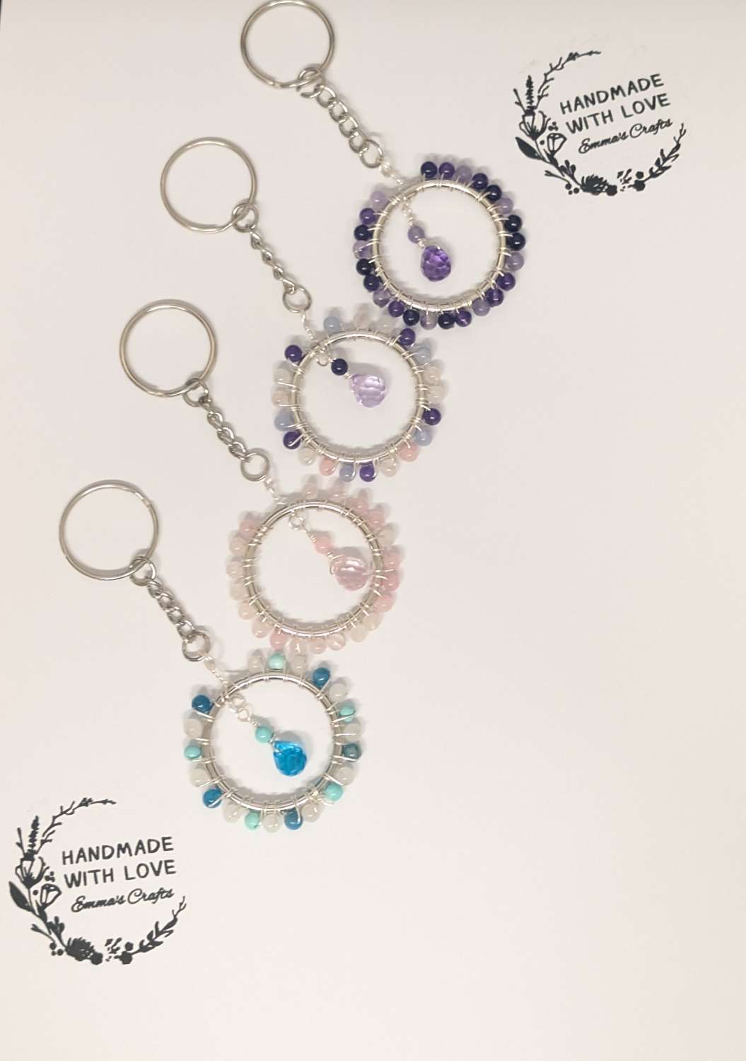 Mini suncatcher keyring Amethyst Mini suncatcher keyring Amethyst