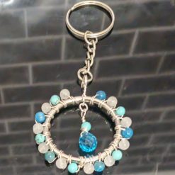 Mini suncatcher keyring Amethyst