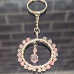 Mini suncatcher keyring Amethyst