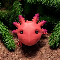 3D Printed Articulated Axolotl – Poseable and Fun | MatMires | Fidget | Avaiable in 3 sizes 4 3D Printed Articulated Axolotl – Poseable and Fun | MatMires | Fidget | Avaiable in 3 sizes 4