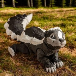 Articulated Skunk Toy/ Figurine Playful and Unique 3D Printed Collectible | Desk Toy | MatMires | Available in 3 Sizes 2