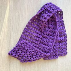 Scarf - 3D Shell - Royal Purple 6 Scarf - 3D Shell - Royal Purple 6