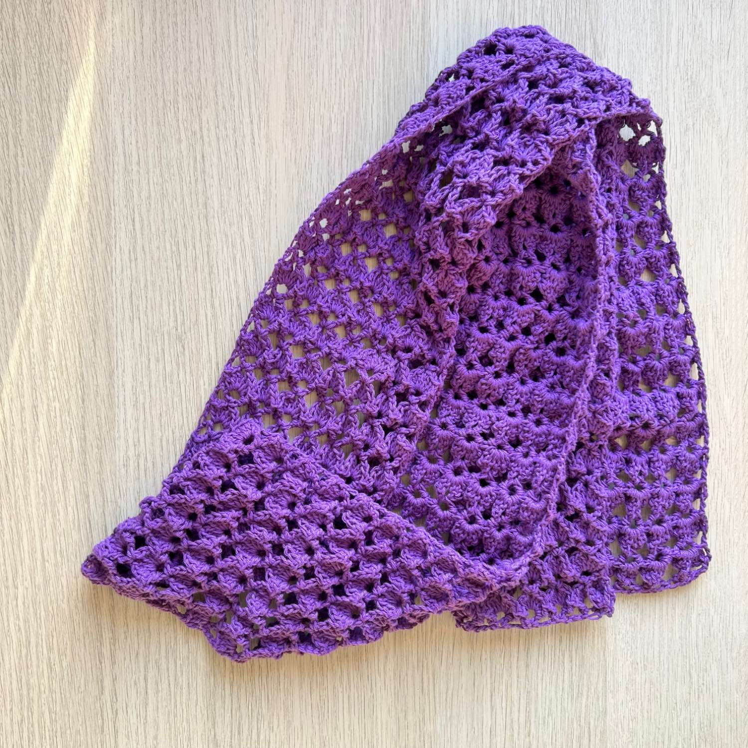 Scarf - 3D Shell - Royal Purple Scarf - 3D Shell - Royal Purple