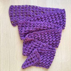 Scarf - 3D Shell - Royal Purple 1 Scarf - 3D Shell - Royal Purple 1