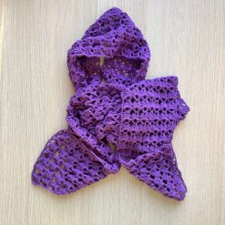 Scarf - 3D Shell - Royal Purple 4 Scarf - 3D Shell - Royal Purple 4