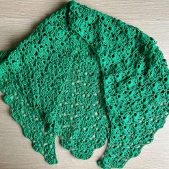 Wrap - Crochet - Fern Green - Cotton