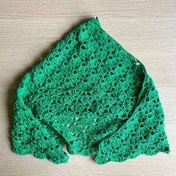 Wrap - Crochet - Fern Green - Cotton 2 Wrap - Crochet - Fern Green - Cotton 2