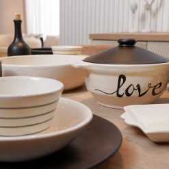 Handmade Stoneware Kitchen Ceramics Set – 42 Pieces – Love Collection 3 Handmade Stoneware Kitchen Ceramics Set – 42 Pieces – Love Collection 3