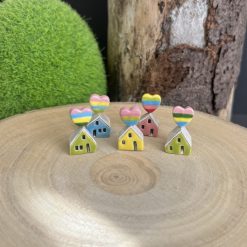 Rainbow miniature house