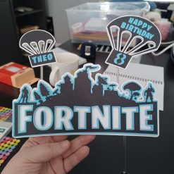 Personalised Fortnite Cake Topper