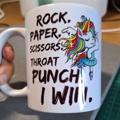 Throat Punch Unicorn Design Mug
