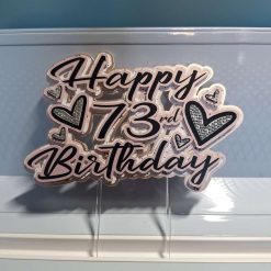 Happy Birthday Cake Topper