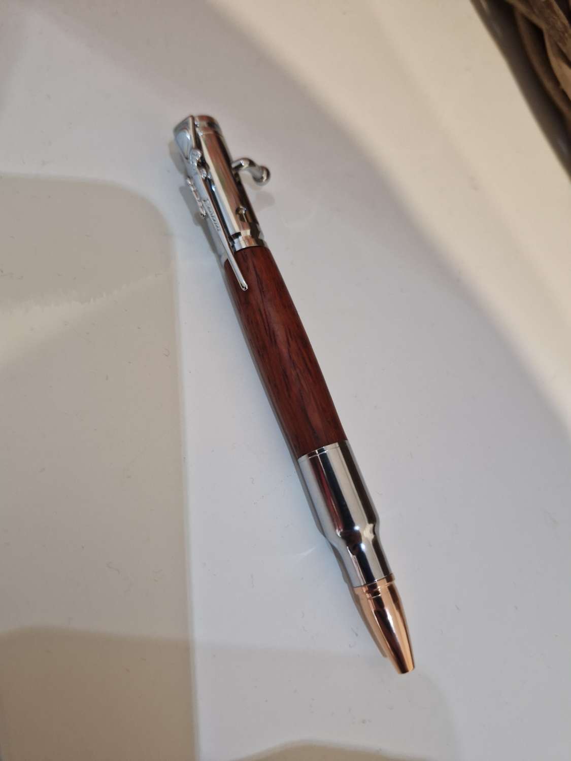 Bolt action bullet pen. Bolt action bullet pen.